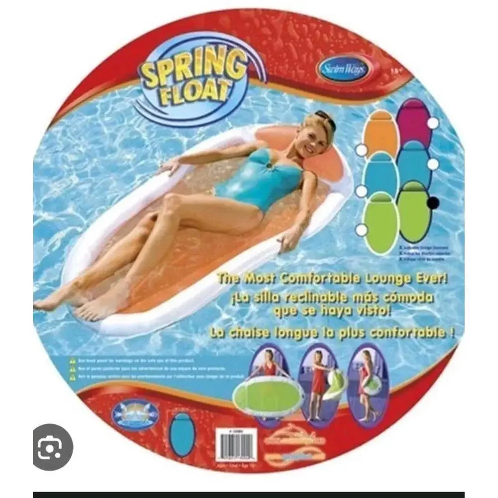 Spring float lounger - Picture 1 of 4